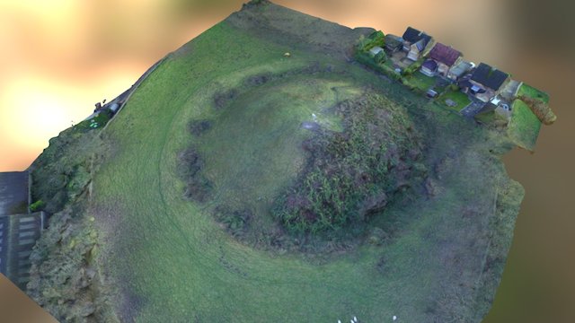 Norman Hill Fort, Barwick in Elmet 3D Model