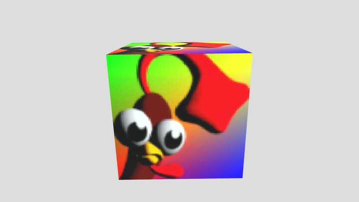 Mort the Cube 3D Model