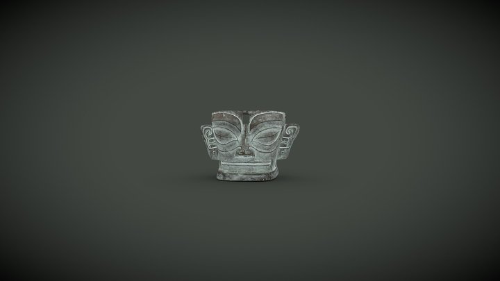 Sanxingdui Mask Model 3D Model