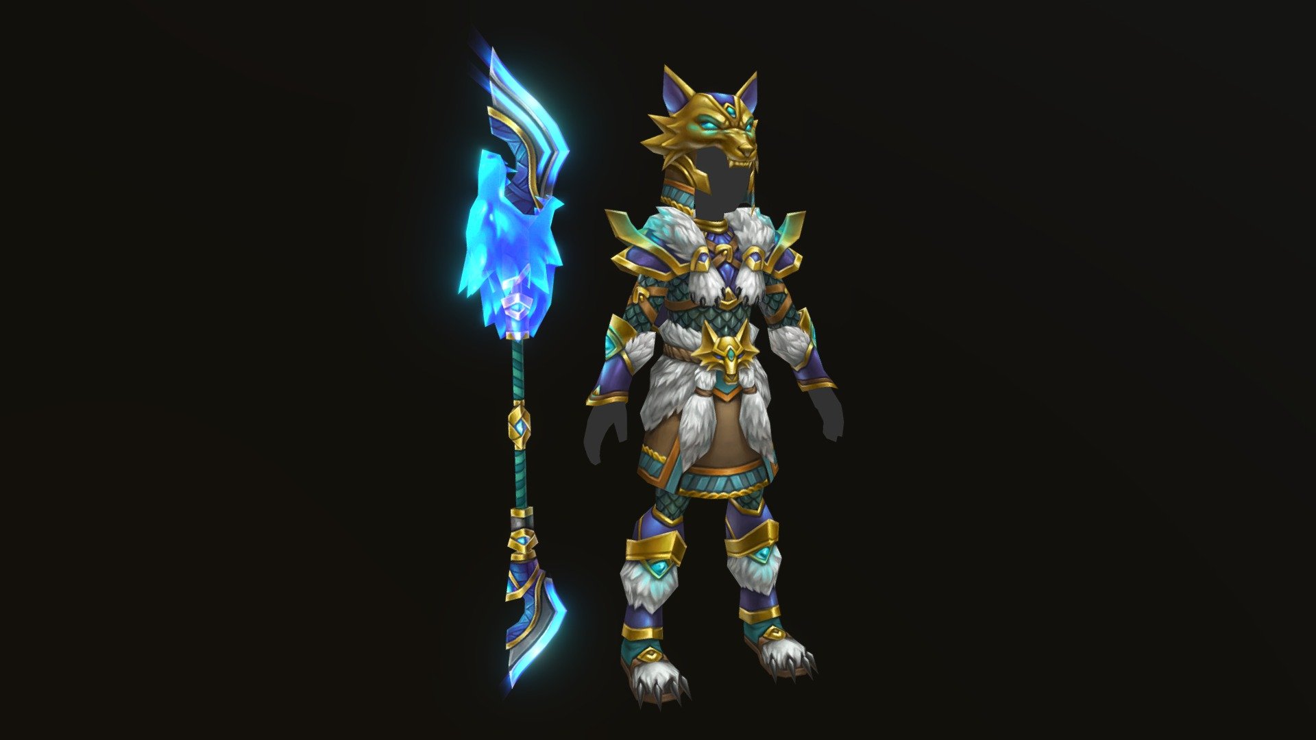 Wizard101 Wolf Warrior set - 3D model by Clint.Strawn [88a5a04] - Sketchfab