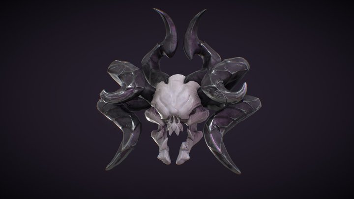 Demon skull 💀 3D Model