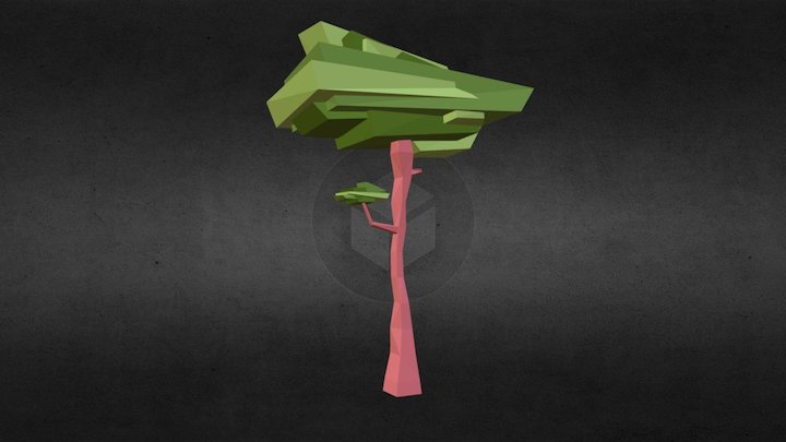 Tree01 - LowPoly 3D Model