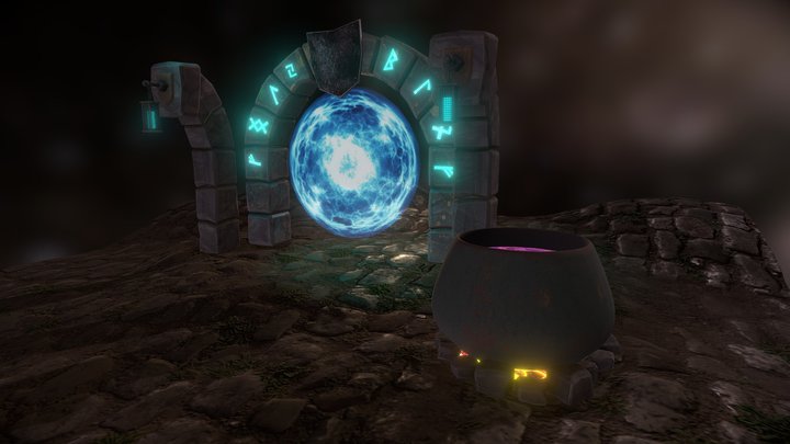 Magic Portal 3D Model
