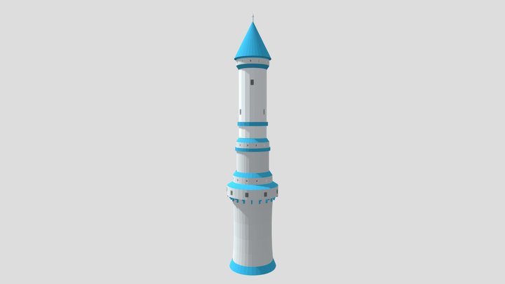 Castle pillars 3D Model