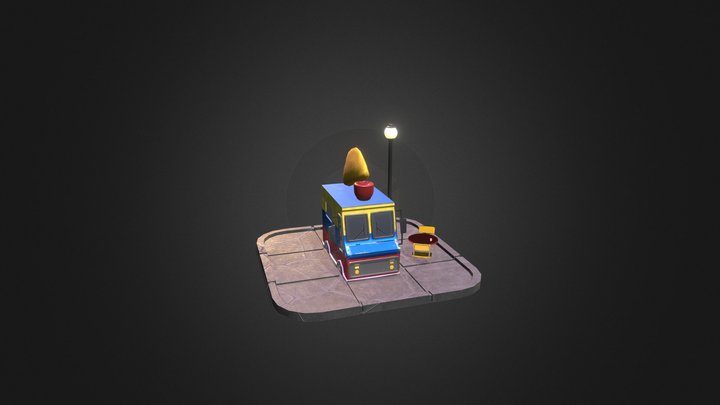 Colombian Food Truck 3D Model