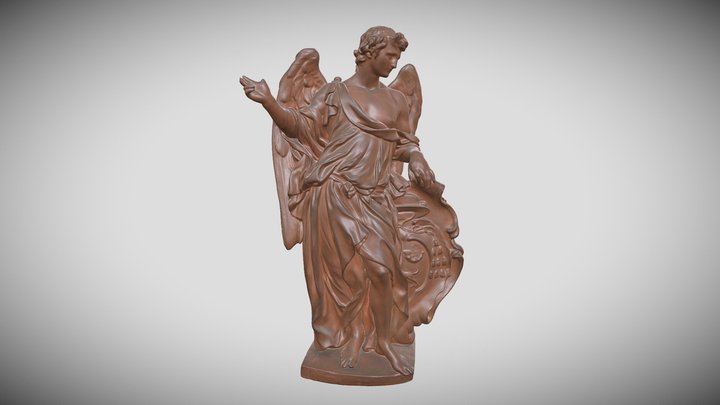Ontwerp beelden preekstoel St-Baafs figuur R – Modèle 3D gratuit STL