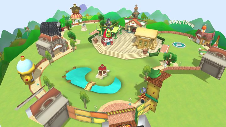Toontown Central Playground (read desc) 3D Model