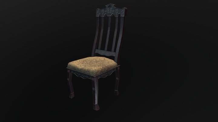 Vintage Chair - 01 3D Model