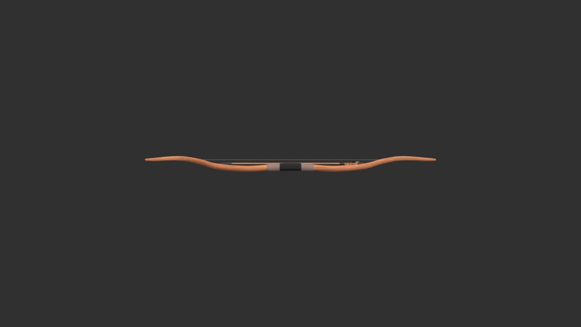 Recurve Bow with Arrow