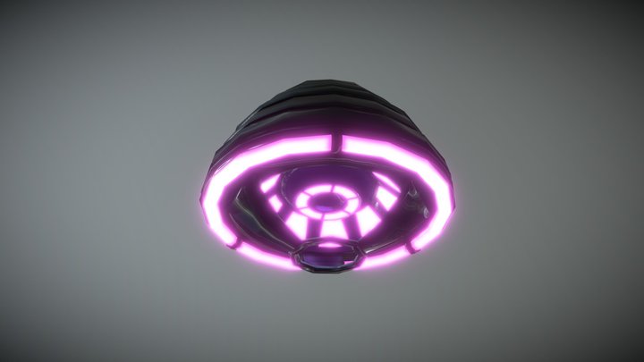 Sci-Fi Lamp 3D Model