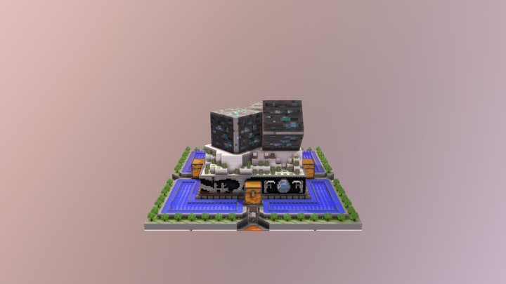 10 Years of Minecraft 3D Model