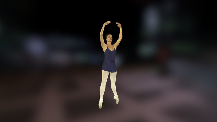 3dscan ballerina from Moscow 3D Model