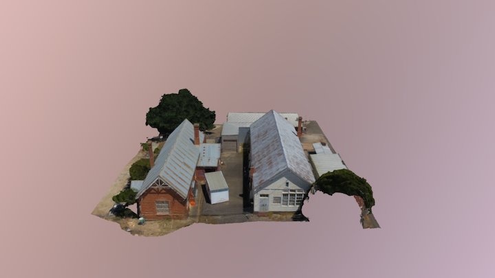 St Mary's Hall and Scout Hall - Ararat 3D Model