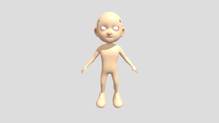 Trabalho modelagem de personagem 3D Model