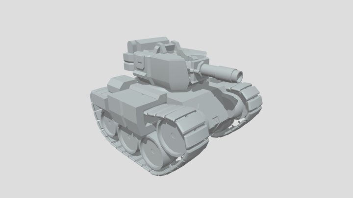 Medium Tank 3D Model