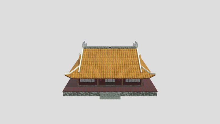 NAND136 M Bouffard TP1 Old Chinese House 3D Model