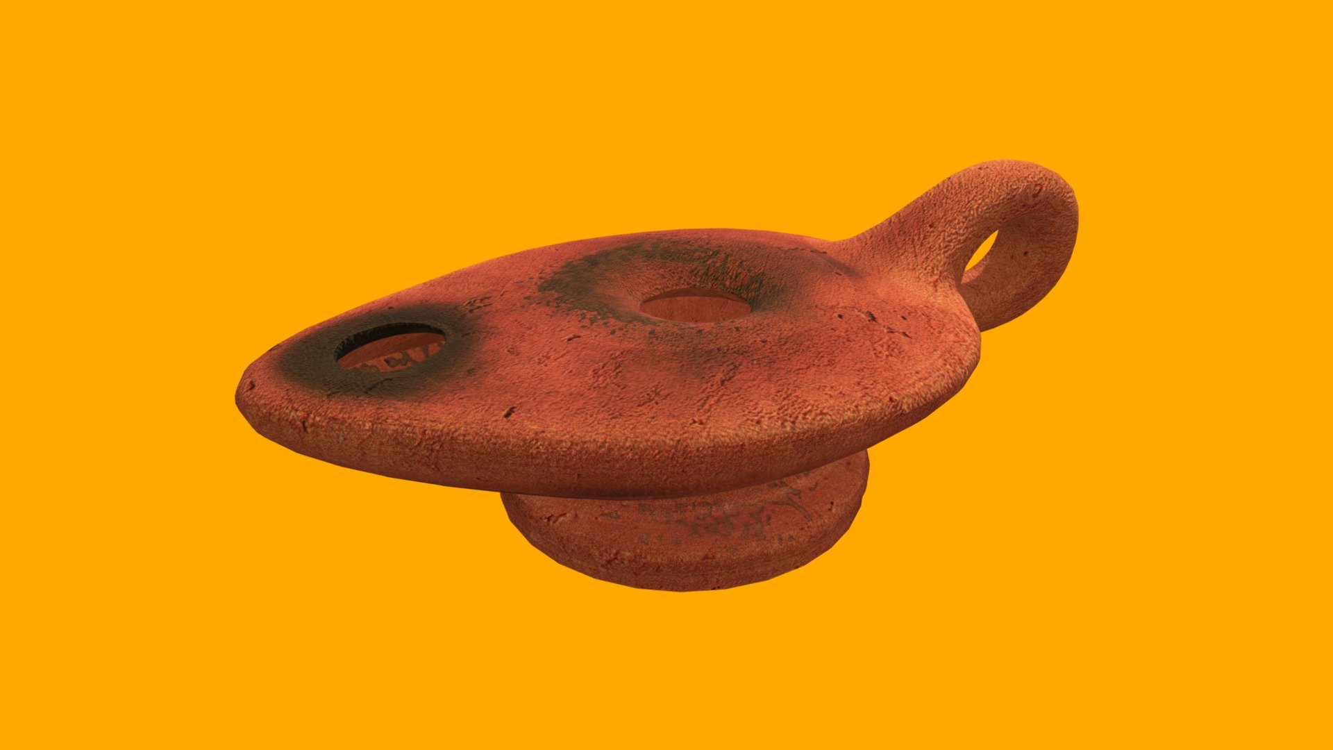 Clay Oil Lamp Download Free 3D model by Davide Specchi (Davide