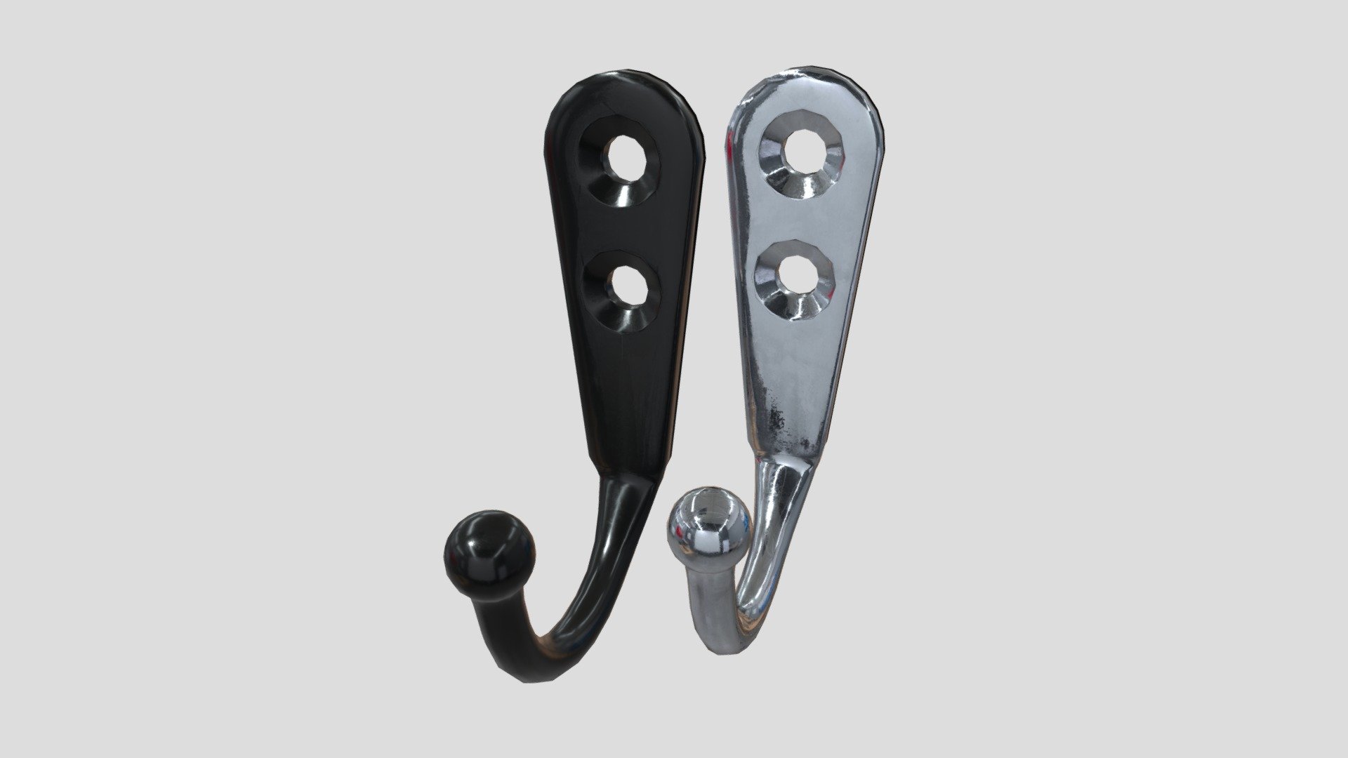 Coat Hook 3 Buy Royalty Free 3D model by plaggy [88b24c3] Sketchfab