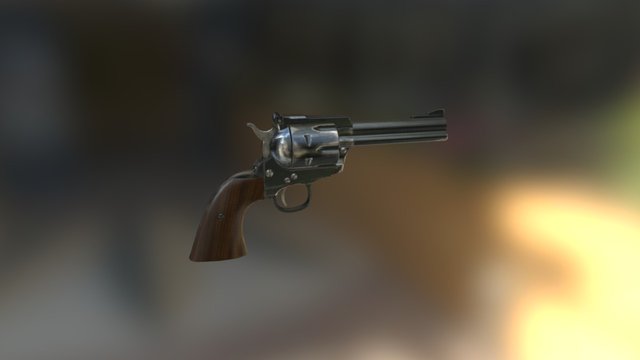 Old Gun 3D Model