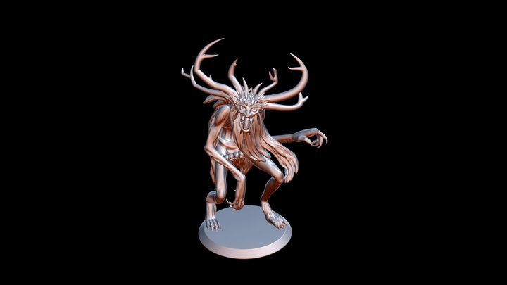 Wendigo Export Based And Sized Final (repaired) 3D Model