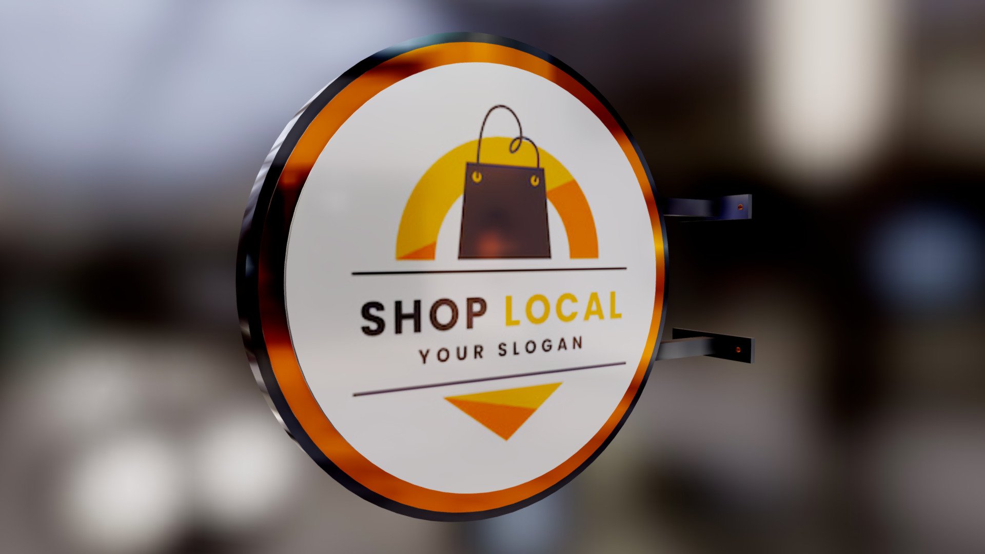 SIGNBOARD SHOP LOCAL - Download Free 3D model by Roberto Domínguez ...