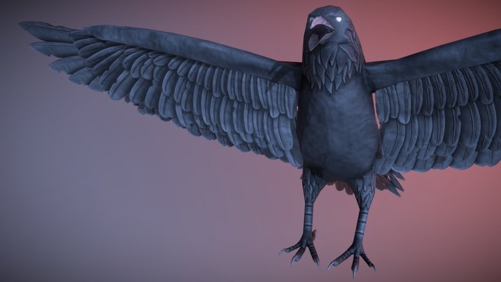 Raven 3D Model