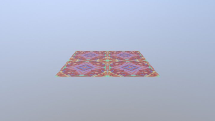 Colourful Carpet 3D Model