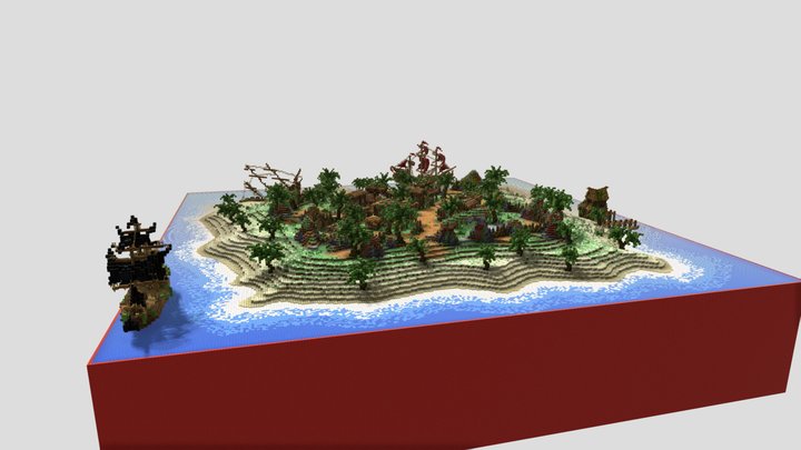 Pirates KoTH 3D Model