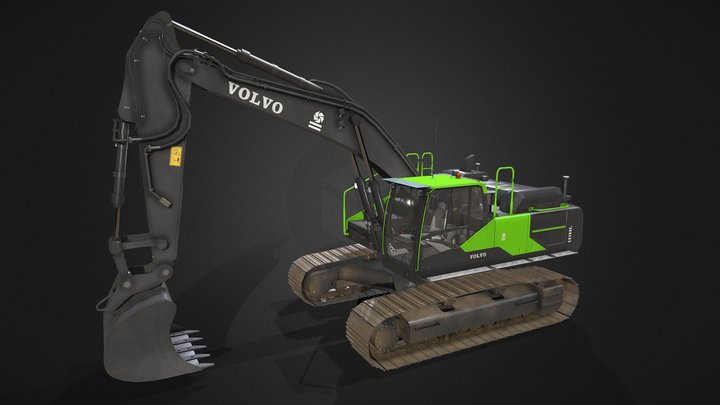 VOLVO EC380EL 3D Model