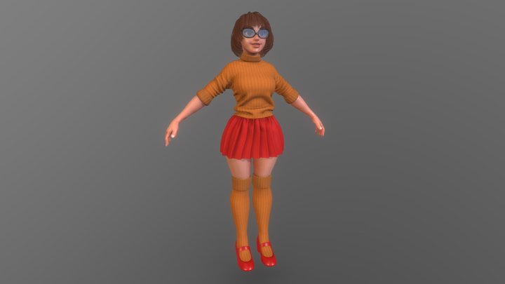 Velma Scooby Doo 3D model 3D printable