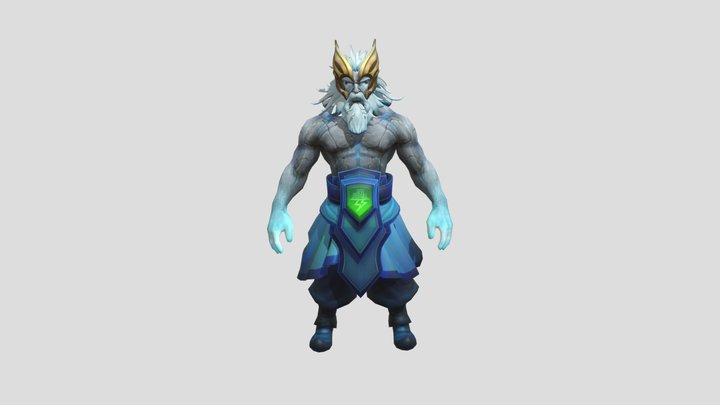 Dota 2 Zeus Arcana 3D Model