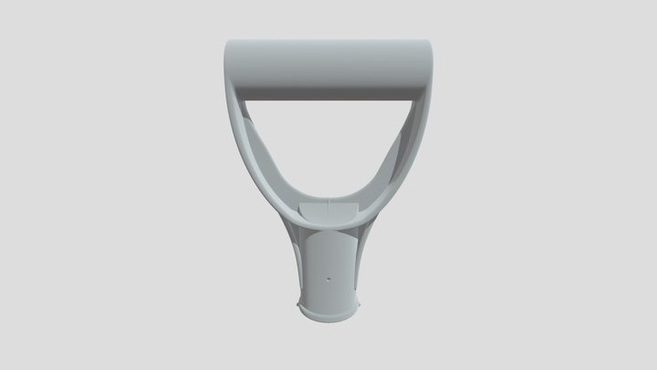 a snow shovel handle