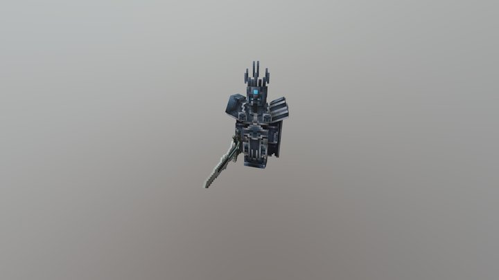 Lich King (Minecraft Model) 3D Model