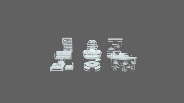 [XYZ School] - HW - Silhouettes 3D Model