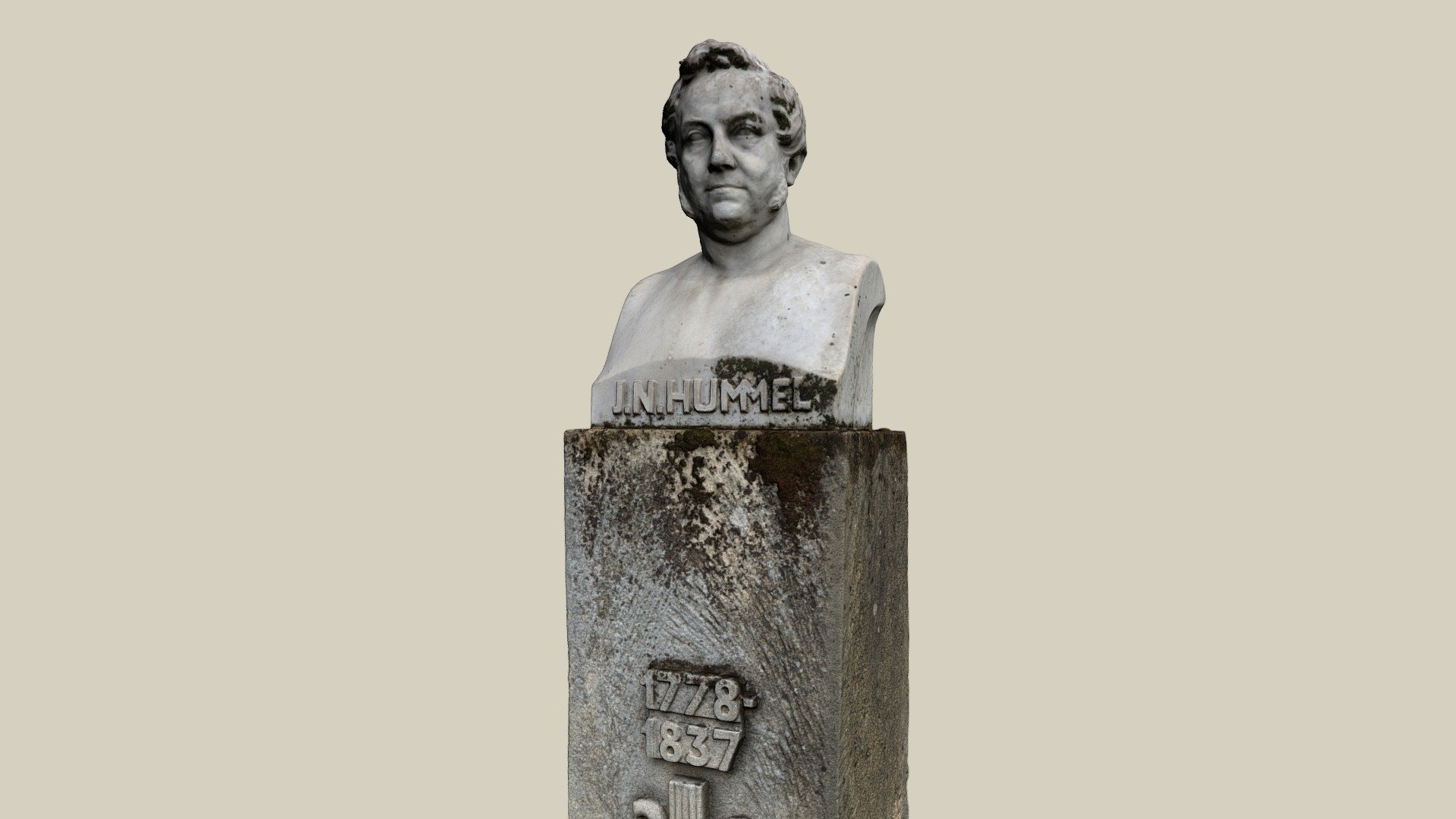 Johann Nepomuk Hummel — Sketchfab embed 3D viewer