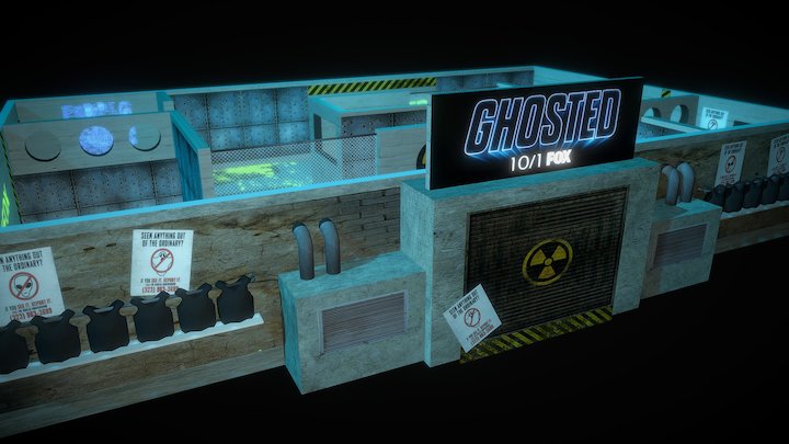 GHOSTED BOOTH SDCC 2017 3D Model