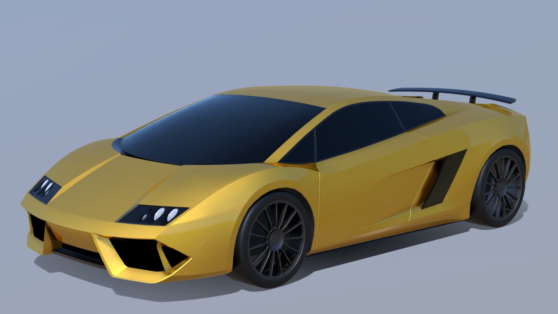 Fictional Lamborghini Gallardo Superleggera - Buy Royalty Free 3D model ...