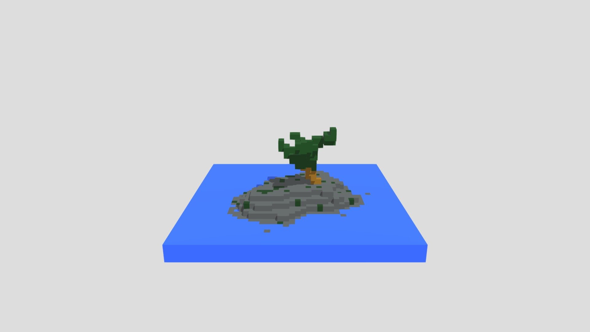 Island With Palm Tree
