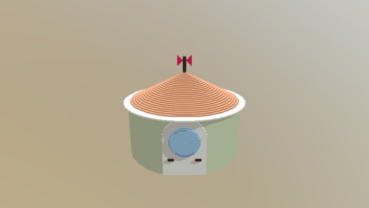 Mr. Saturn House 3D Model