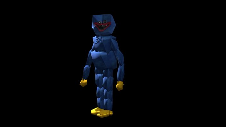 PSX Huggy Wuggy 3D Model