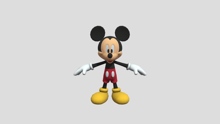 mickey-mouse-fbx 3D Model