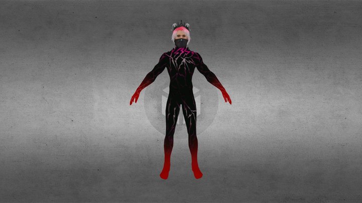 freeFire 3d model exposer mikey