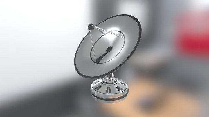 Radar Dish 3D Model