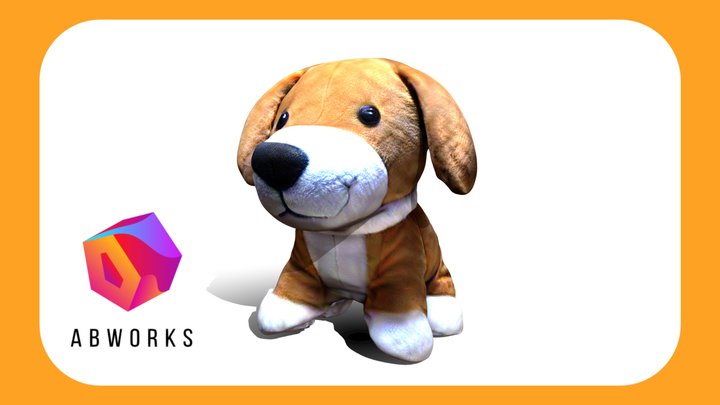 Dog Plush Toy 3D Model