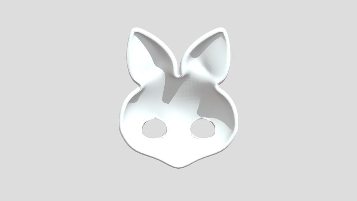 Bunny Mask 3D Model