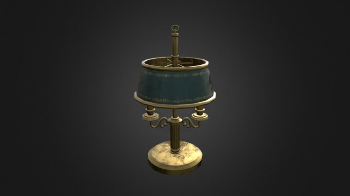 Leyendecker Bouillotte Lamp 3D Model