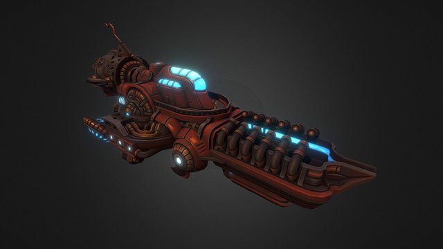 Tesla Ship 3D Model