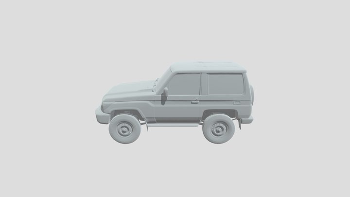 jib land cruiser rb3 3D Model