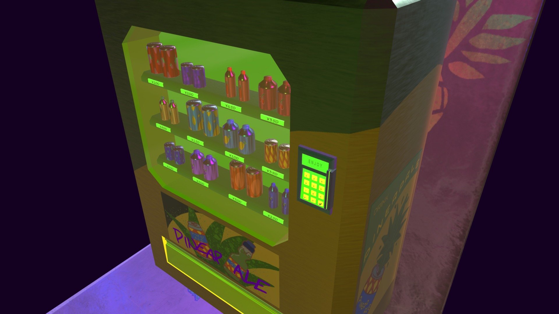 Vending Machine 3d Model By Jessica Money Pineapplesenpai 88c1f9e Sketchfab