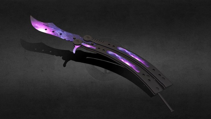 butterfly knife 3D Model